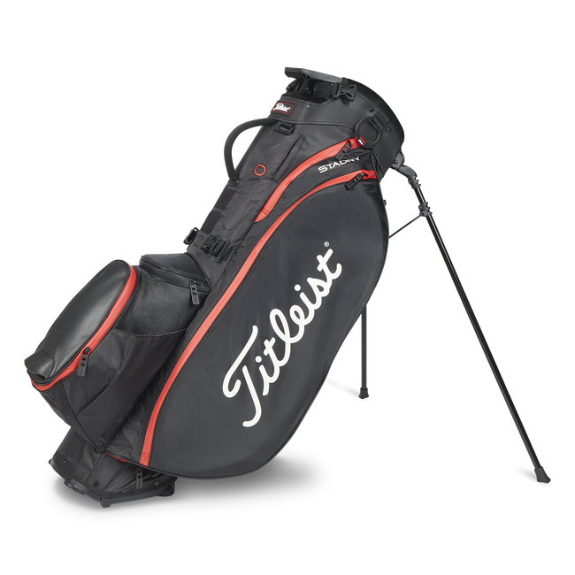 Titleist Golf Bag | Players 5 Stadry Stand | Black-Red