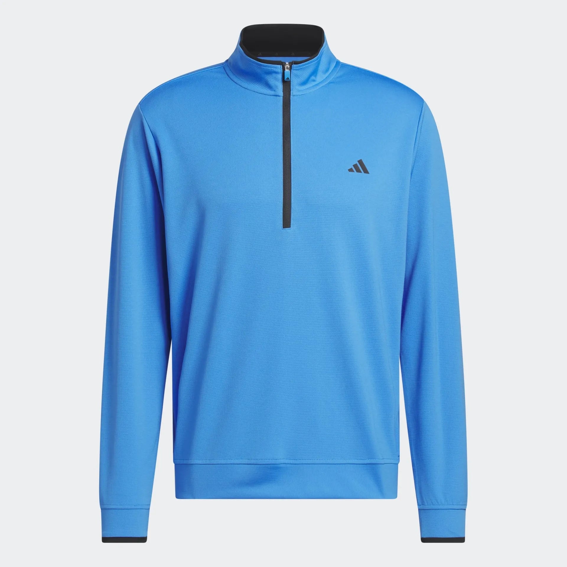 Adidas Mens Golf Jacket | Core Lightweight | Quarter Zip | Ocean Blue