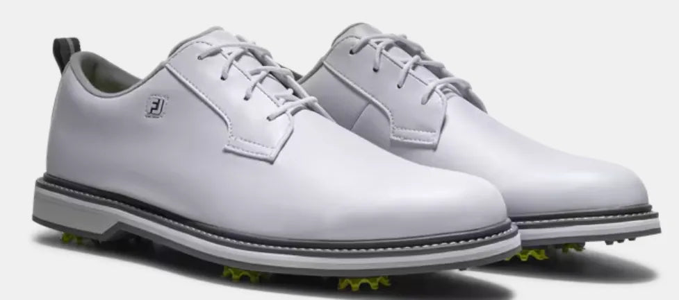 FootJoy Mens Golf Shoes | Vanguard | White-Grey-Green