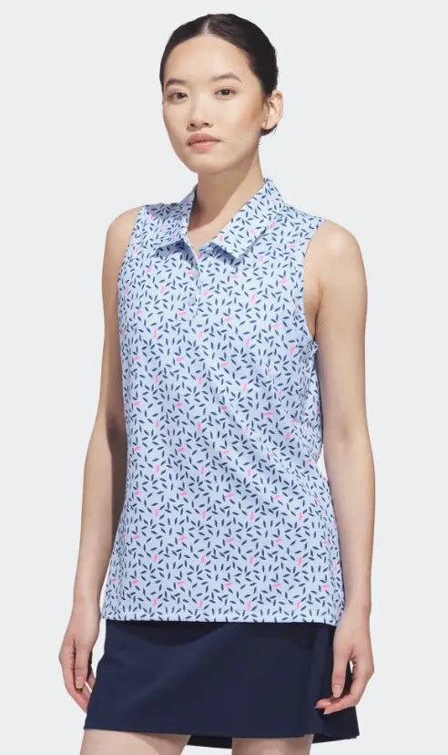 Adidas Womens Golf Shirt | ULTIMATE365 PRINTED CLIMACOOL POLO