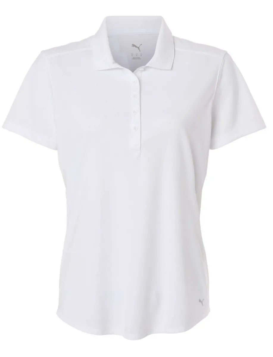 Puma Womens Golf Shirt | MSS Pounce | Polo 2.0 | White