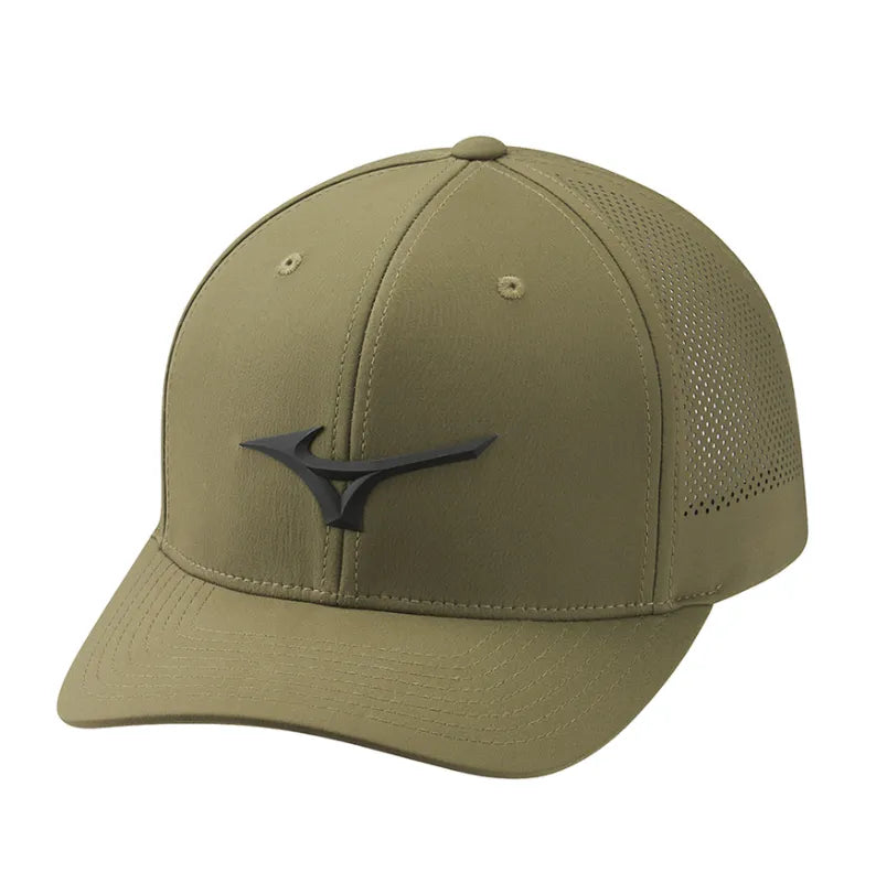 Mizuno Mens Golf Cap | Tour Vent | Dark Olive