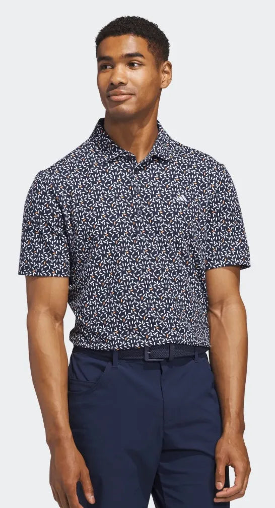 Adidas Mens Golf Shirt | ULTIMATE365+ SOFT PRINT POLO