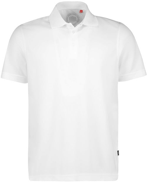 Mens Basic Performance Golfer Polo Shirt White