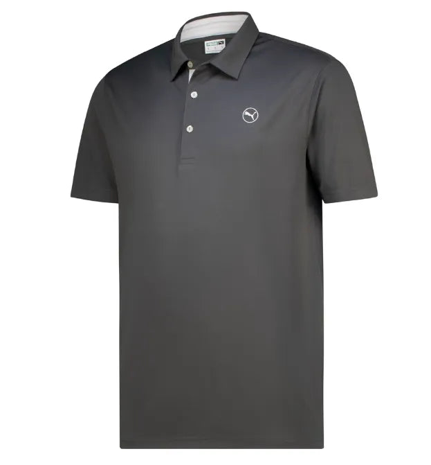 Puma Mens Golf Shirt | MSS Pounce | Ash Gray