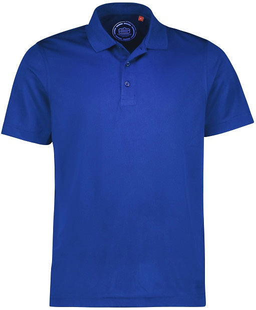Mens Basic Performance Golfer Polo Shirt | Electric Blue