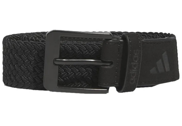 Adidas Mens Golf Belt | Performance Braided Stretch | Black