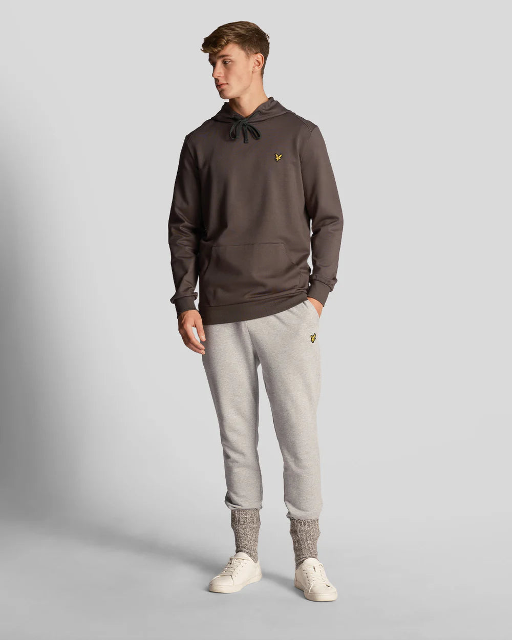Lyle & Scott Fly Fleece Hoodie - Graphite