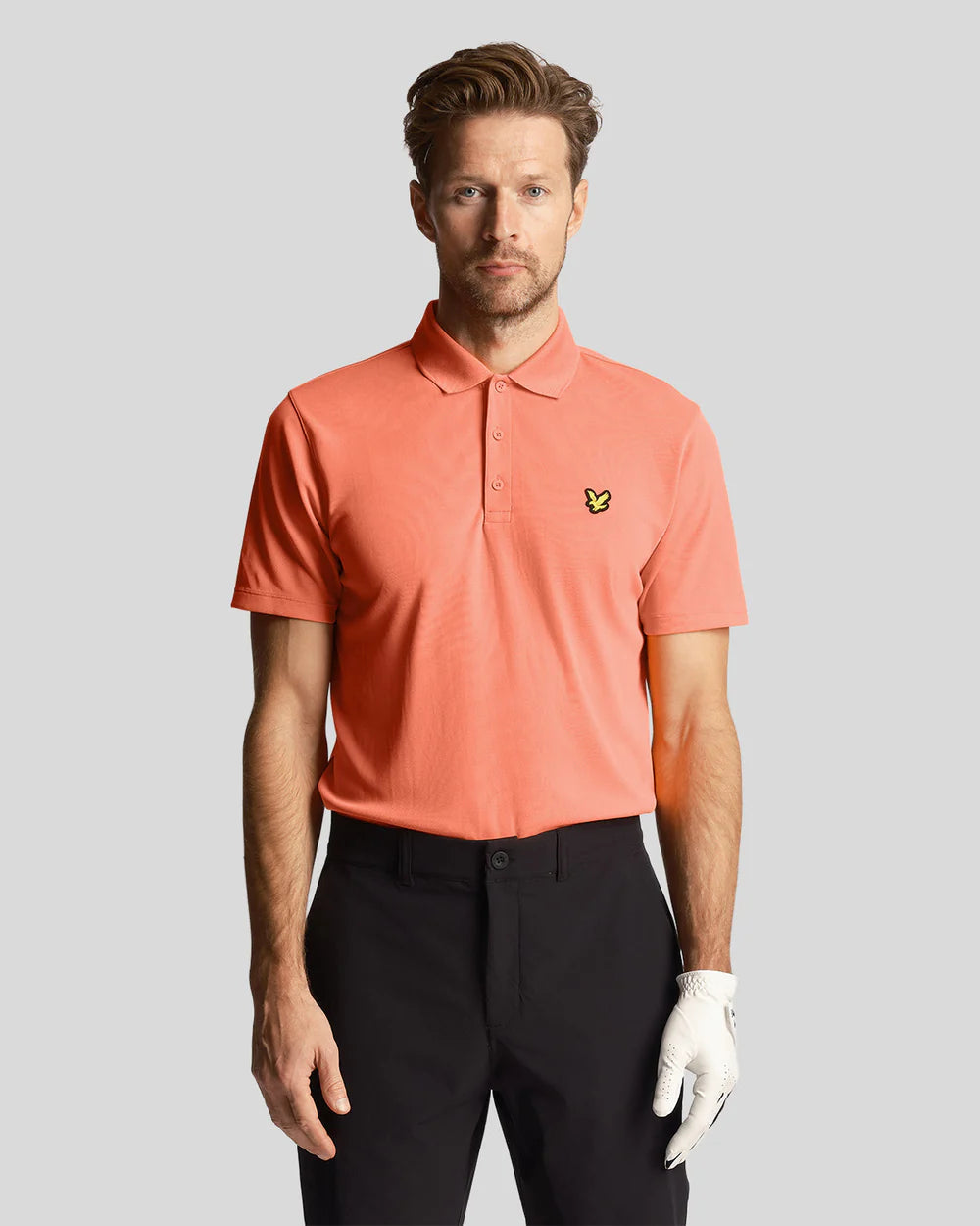 Golf Tech Polo Shirt - Course Coral
