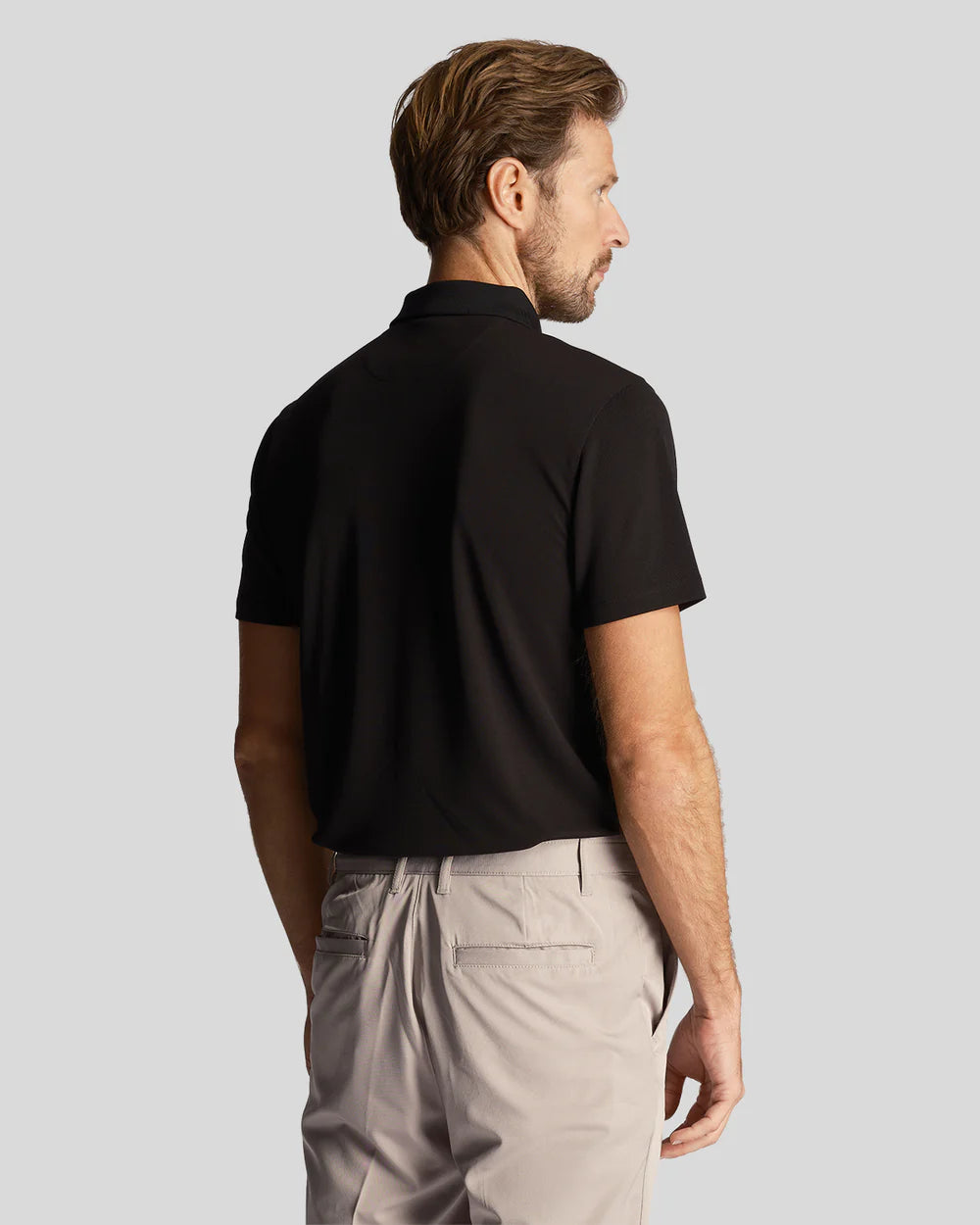 Golf Tech Polo Shirt - Jet Black