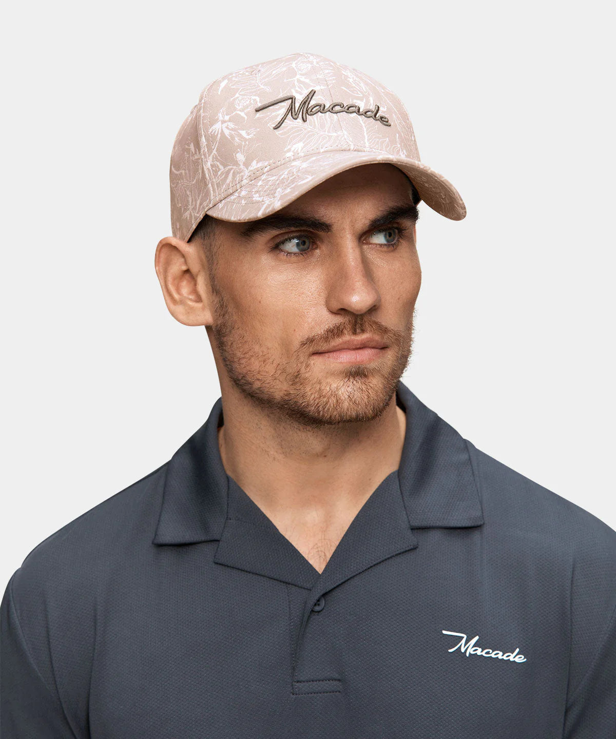 Tan Floral Range Snapback