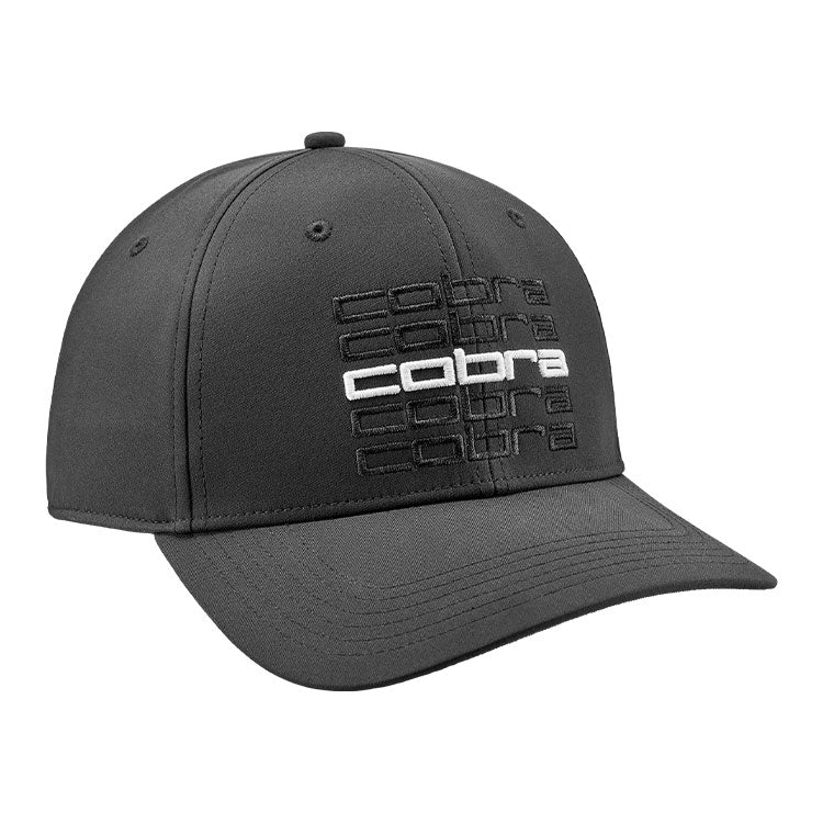Puma golf cap Cobra Repeat black white glow