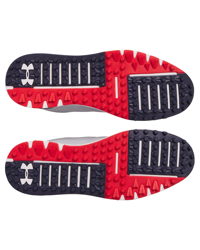 Under Armour Men's Golf Shoes | Drive Medal | Midnight Navy/Metallic Gun Metal