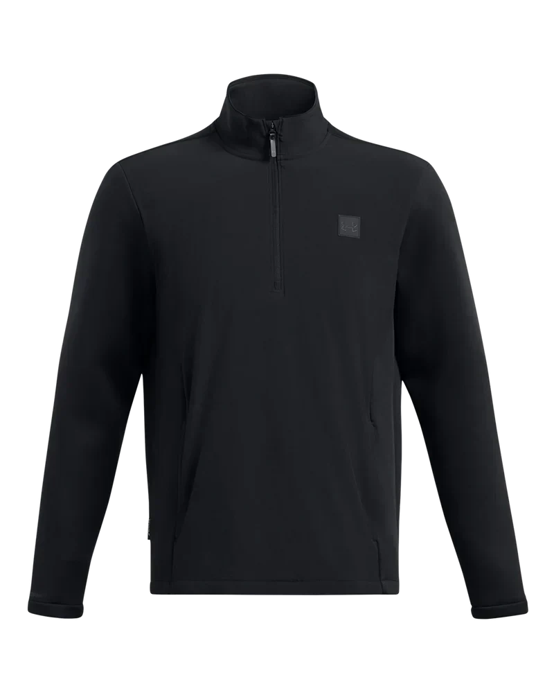 Under Armour Men's Golf Jacket | Drive Pro Storm | Hybrid Half Zip | Black