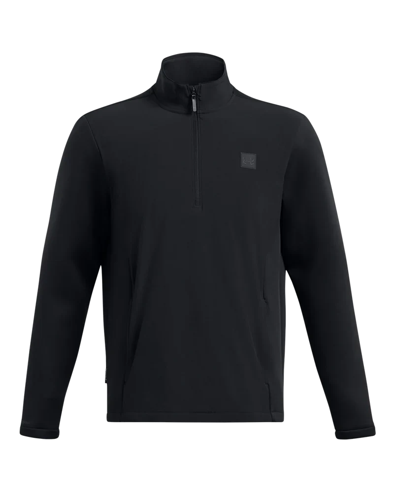 Under Armour Men's Golf Jacket | Drive Pro Storm | Hybrid Half Zip | Black