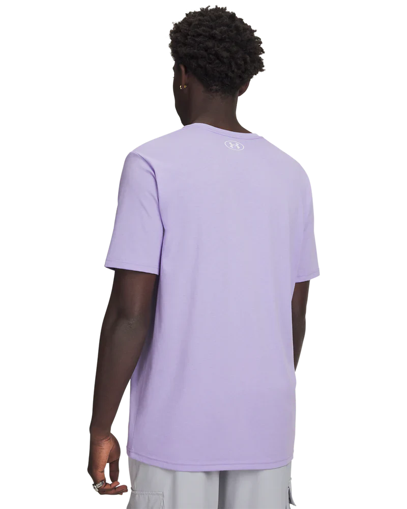 Under Armour Men`s Golf Shirt | Sportstyle Logo LC SS | Lilac