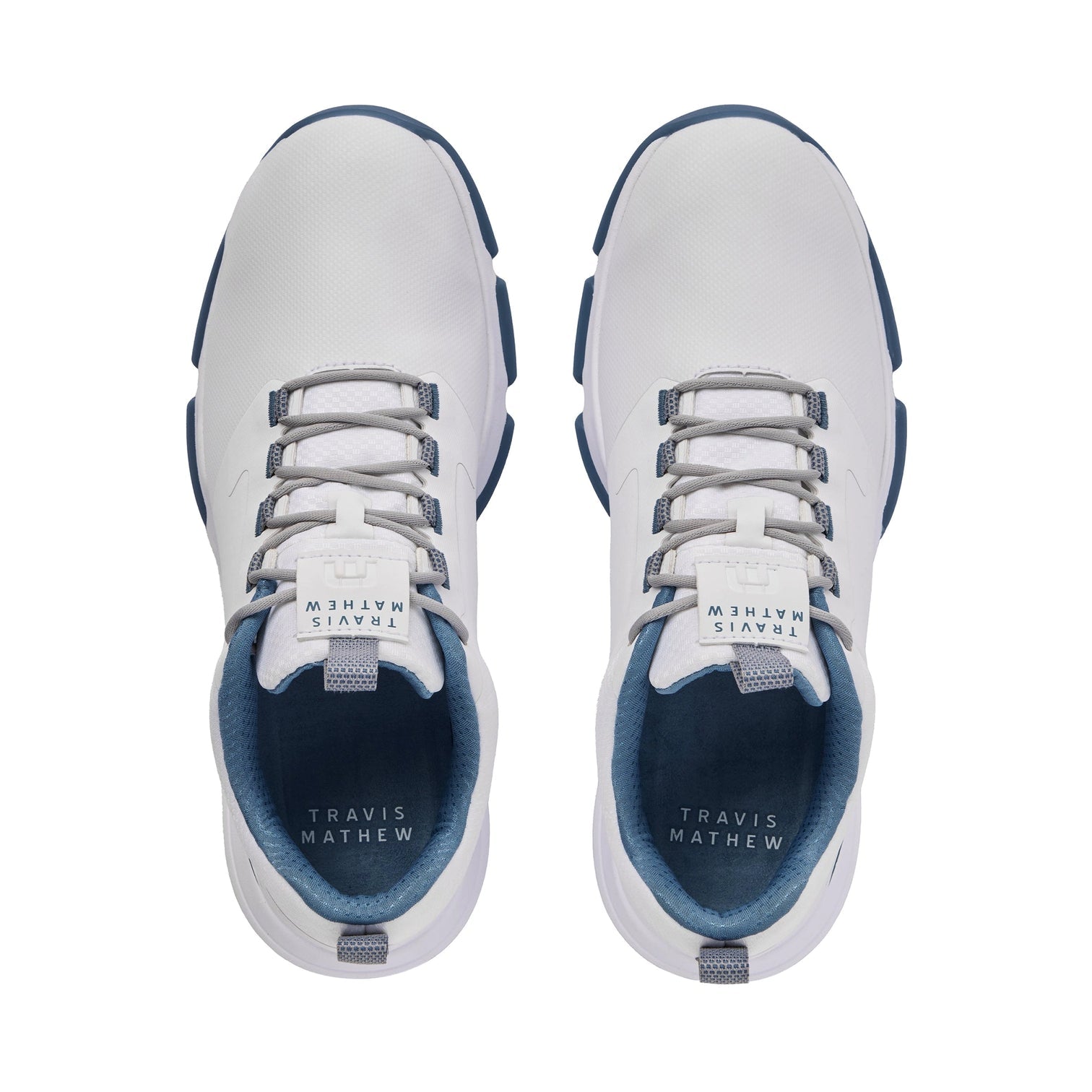 Travis Mathew Men`s Golf Shoes | The Ringer 2 | White/Sleet