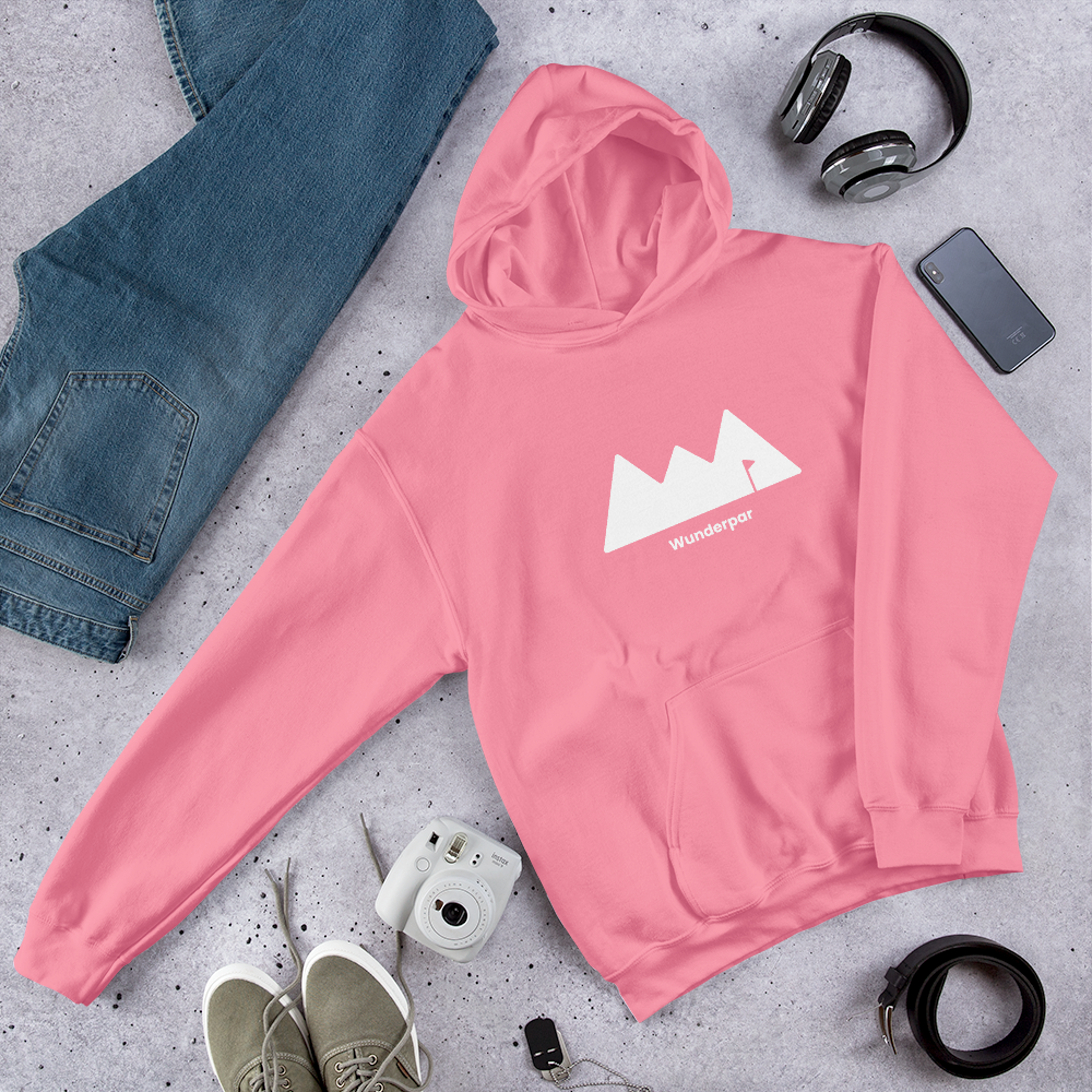 Wunderpar Solid Logo Hoodie - Pink