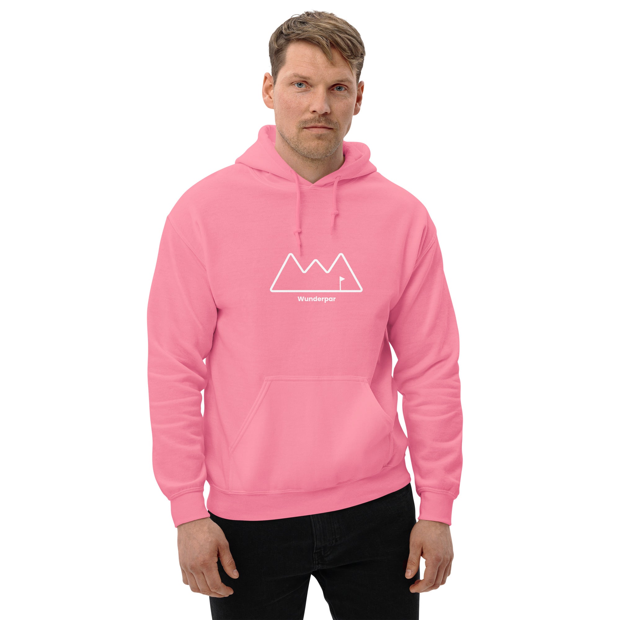 Pink Wunderpar Hoodie - Outline Logo