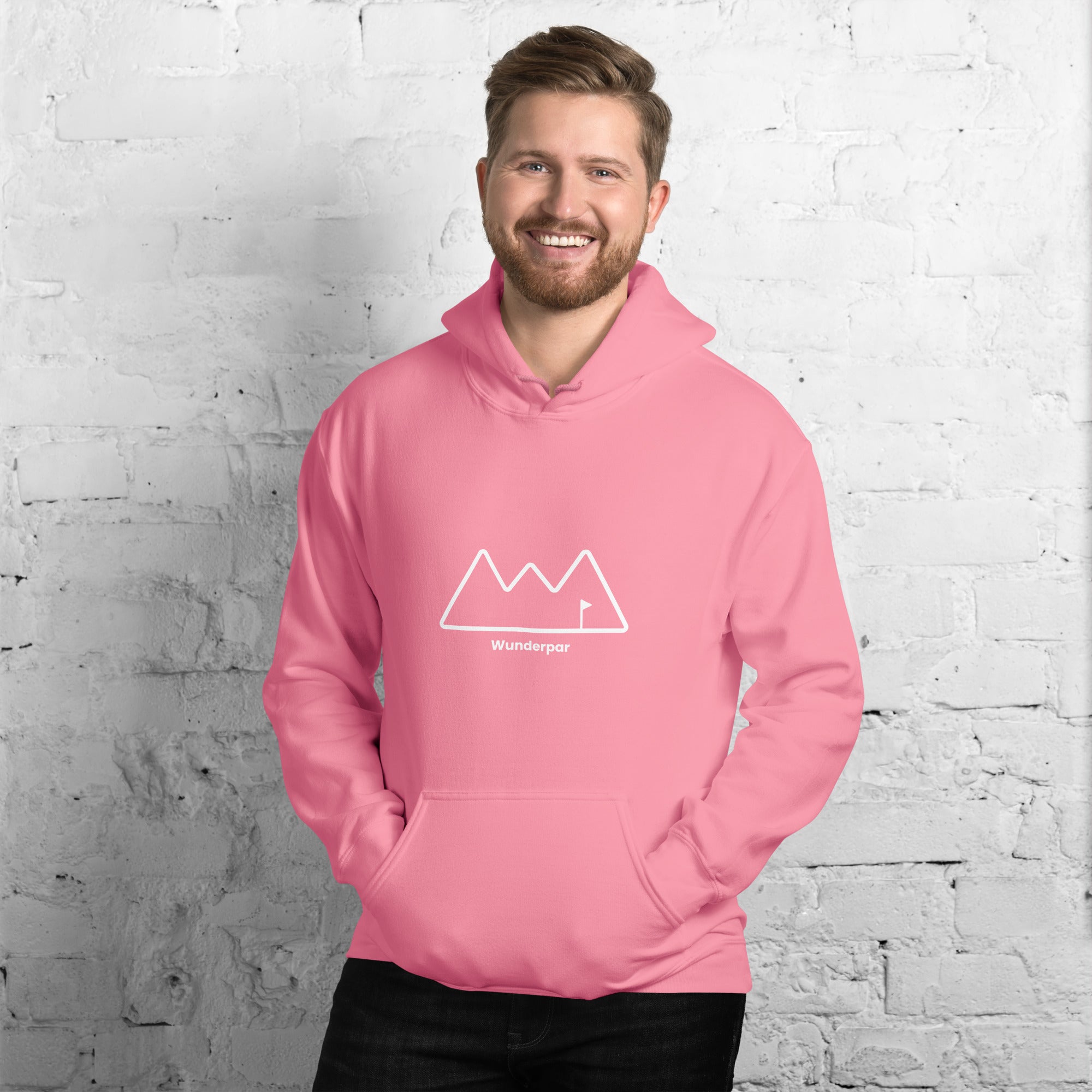 Pink Wunderpar Hoodie - Outline Logo