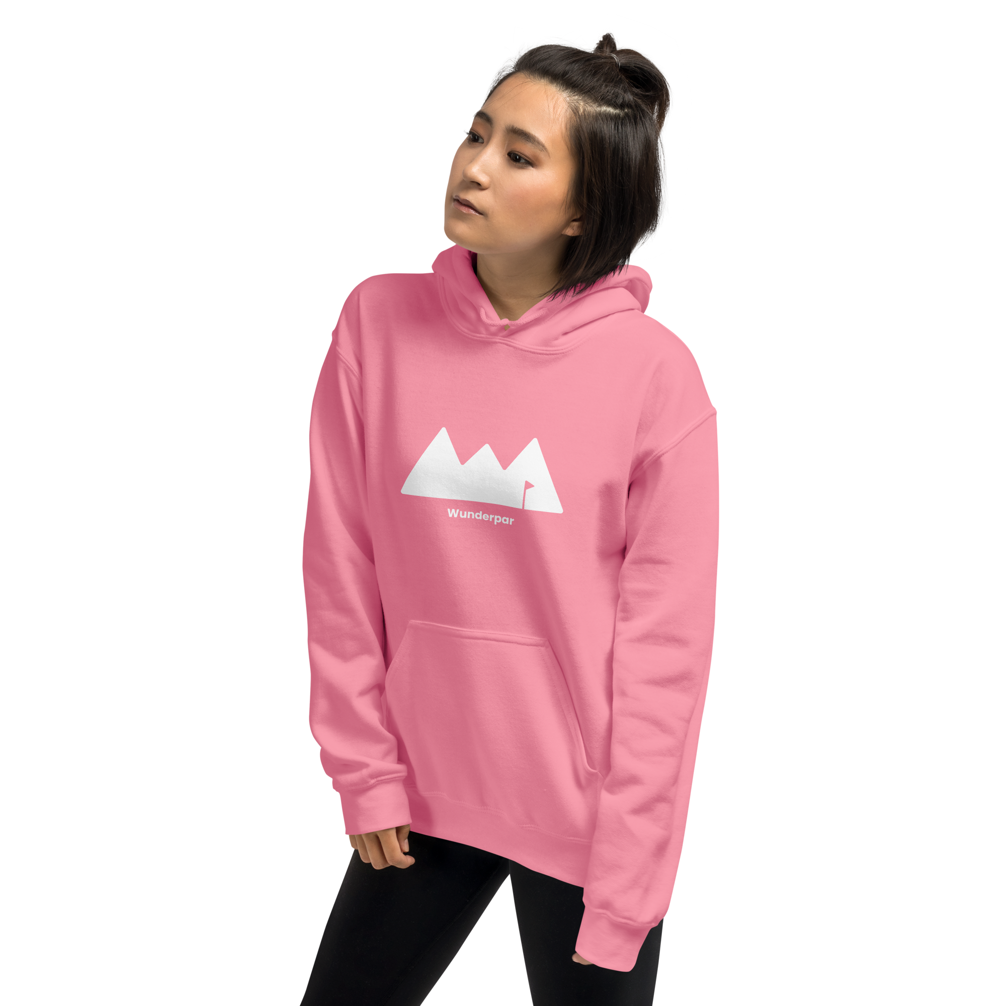 Wunderpar Solid Logo Hoodie - Pink