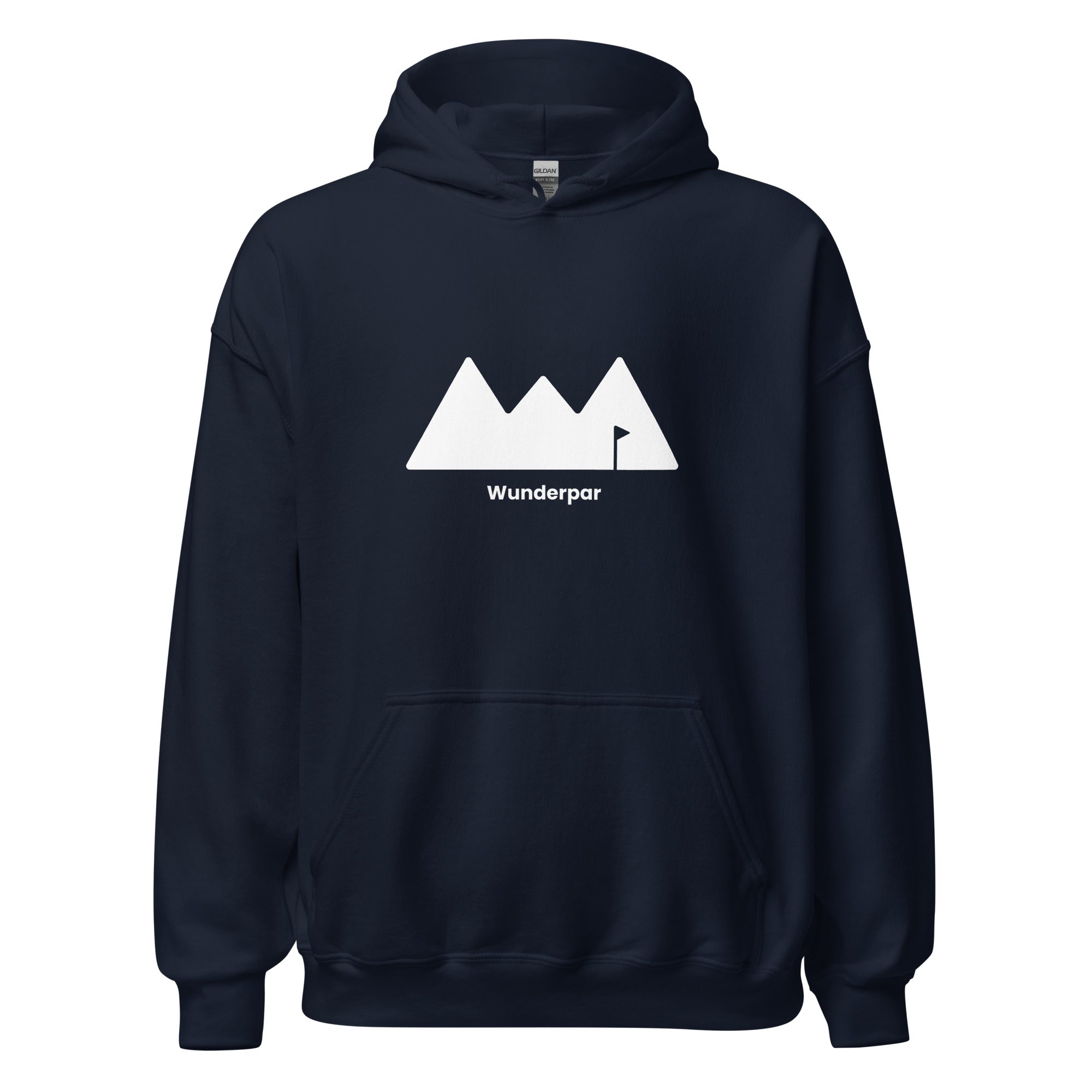 Navy Wunderpar Hoodie - Solid Logo