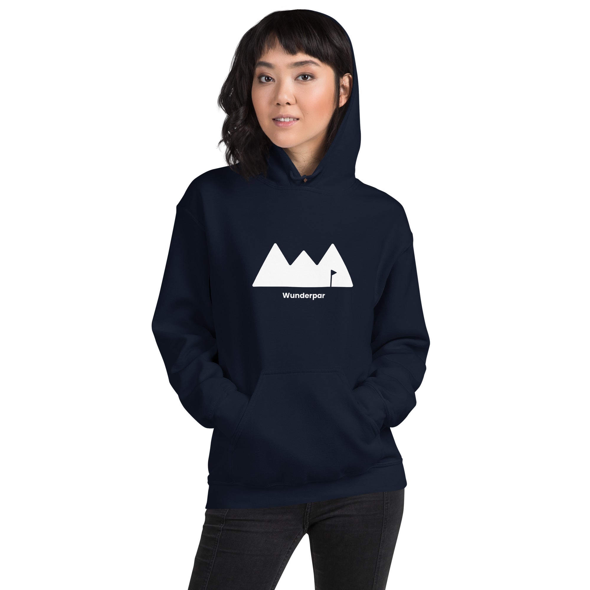 Navy Wunderpar Hoodie - Solid Logo