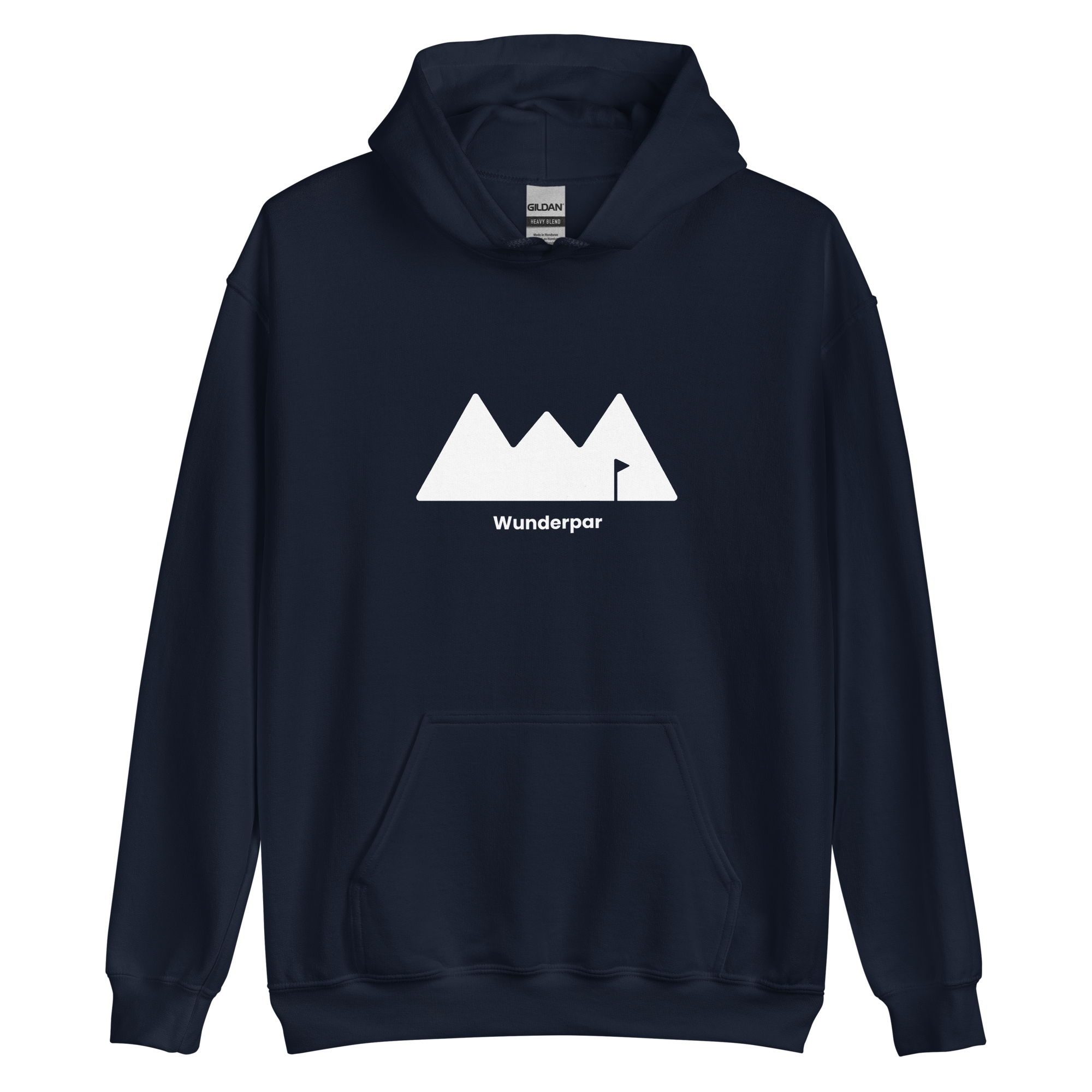 Wunderpar Solid Logo Hoodie - Navy