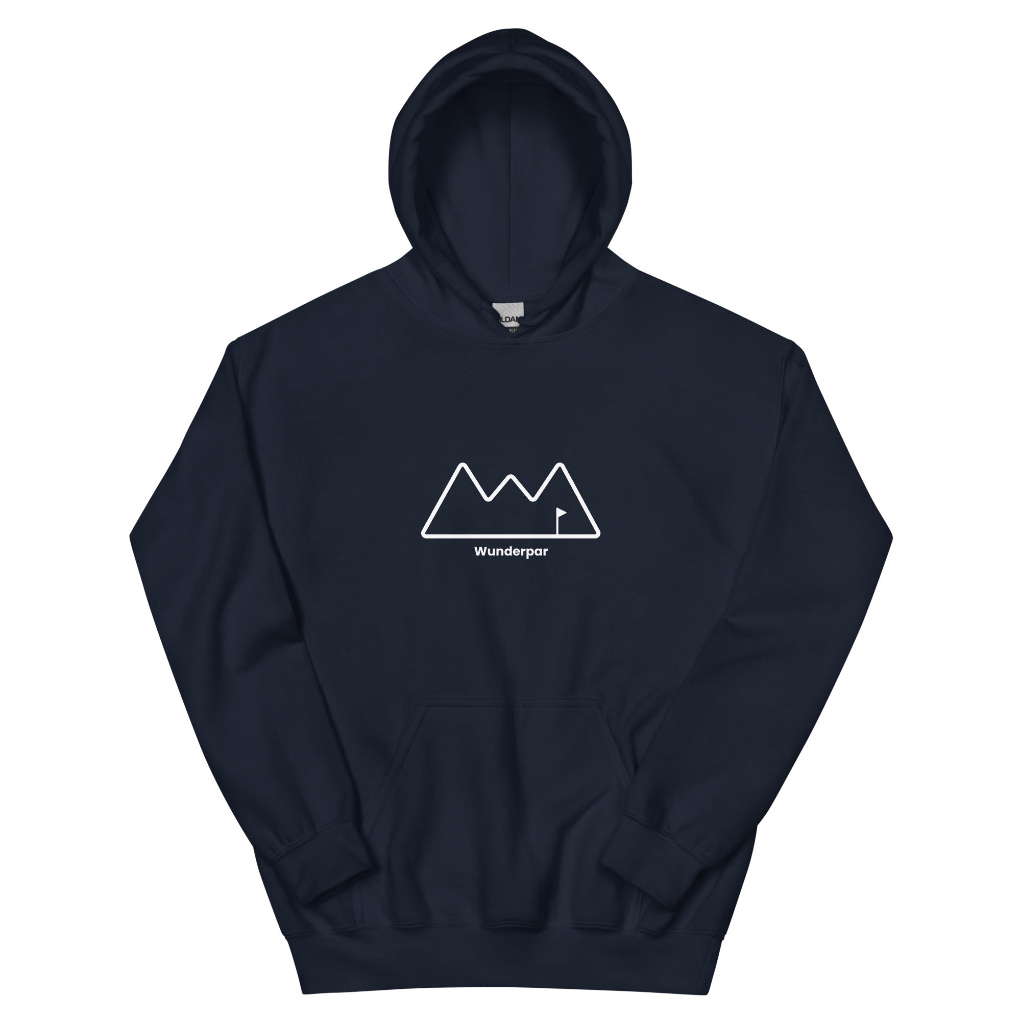 Navy Wunderpar Hoodie - Outline Logo