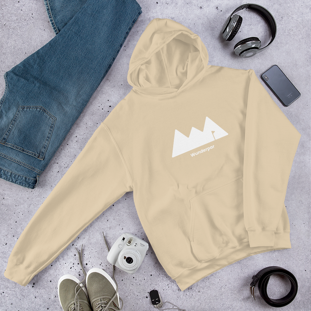 Wunderpar Solid Logo Hoodie - Beige