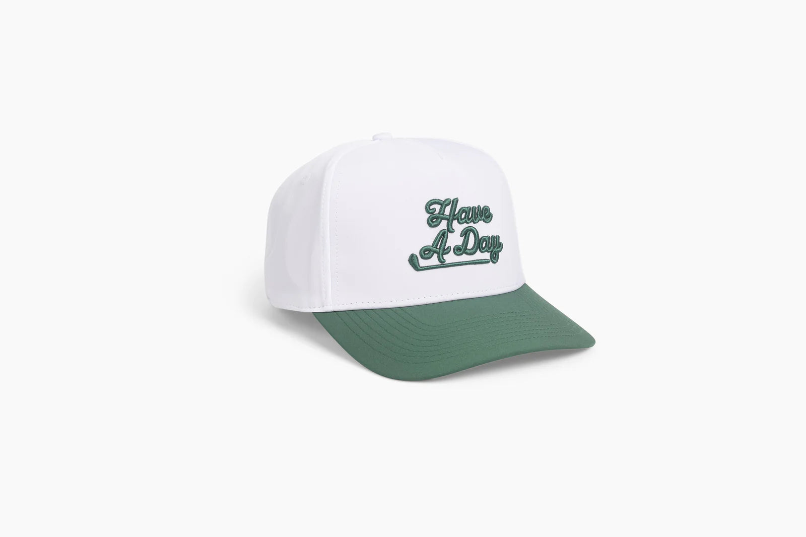Have A Day Green Contrast Bill Cap