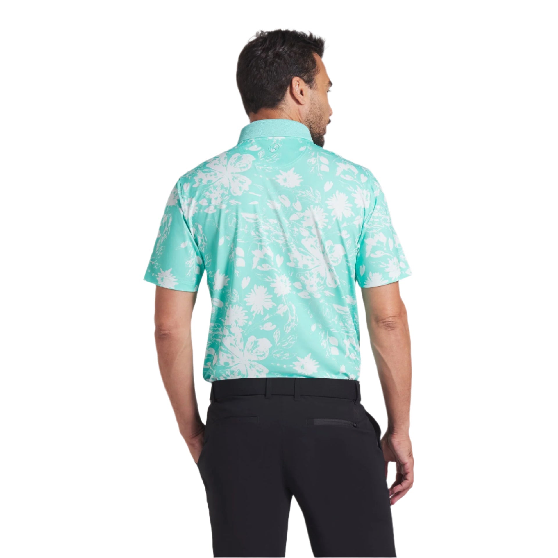 Puma Men's Golf Shirt | Mattr Rose Polo | Aquatic - Peaceful Blue