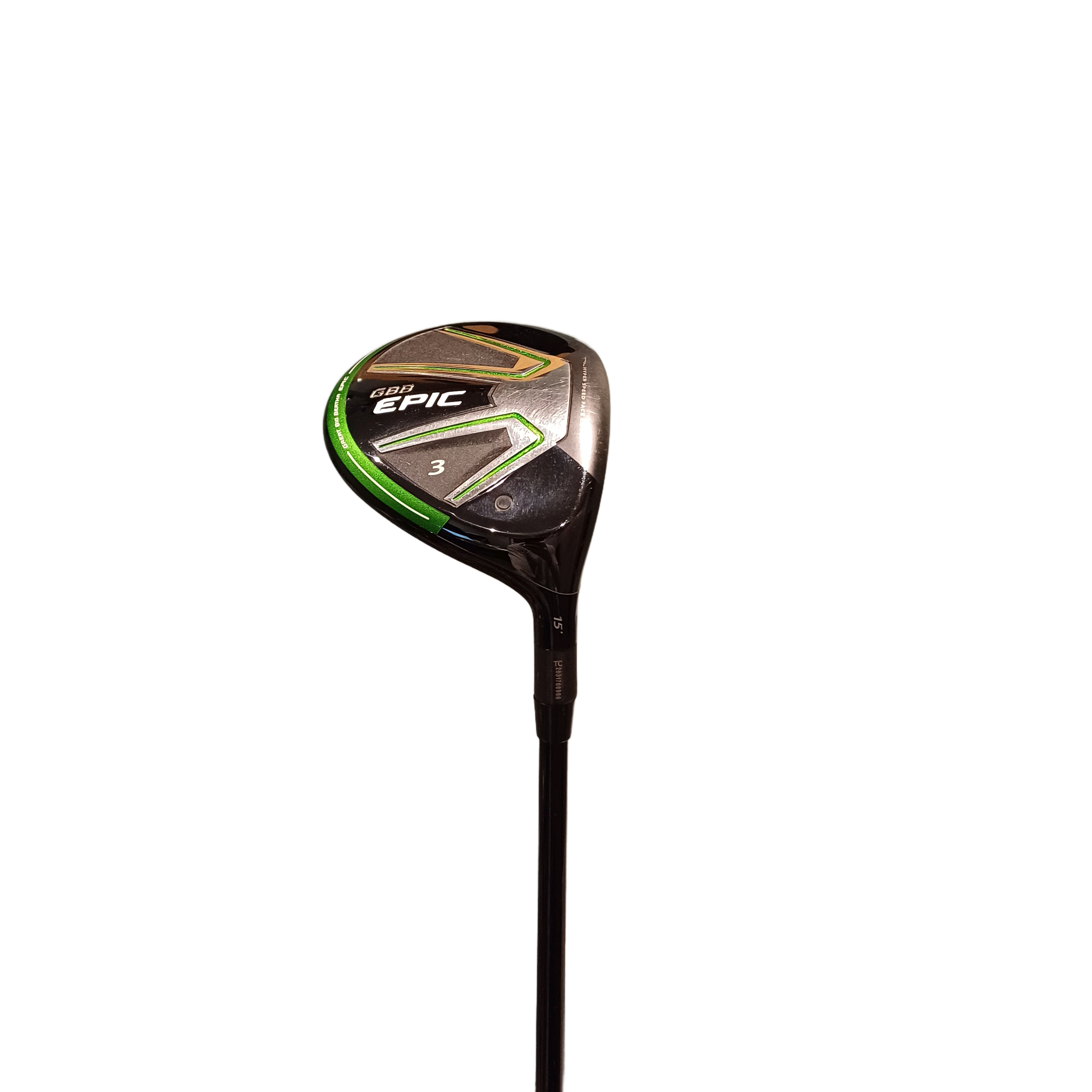 Calllaway GBB Epic 15° 3 Wood with Diamana 80g X-Stiff flex with Original Headcover