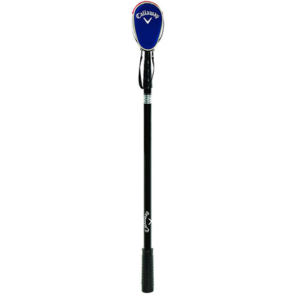 Blue and silver callaway golf club head cover with adjustable strap