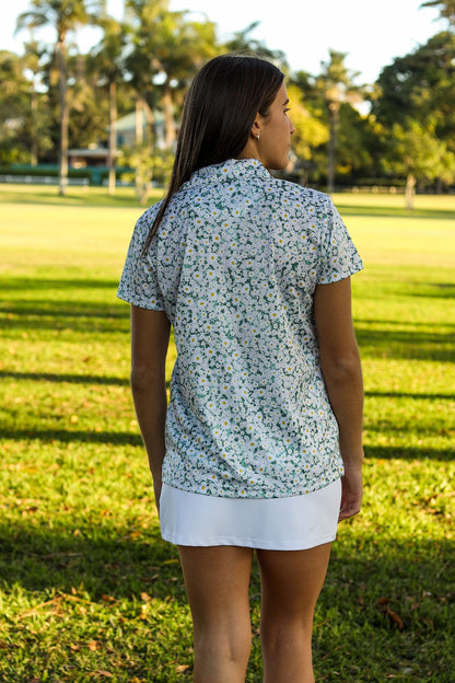 Custom Apparel Women's Golf Shirts | V Neck | Daily Greens