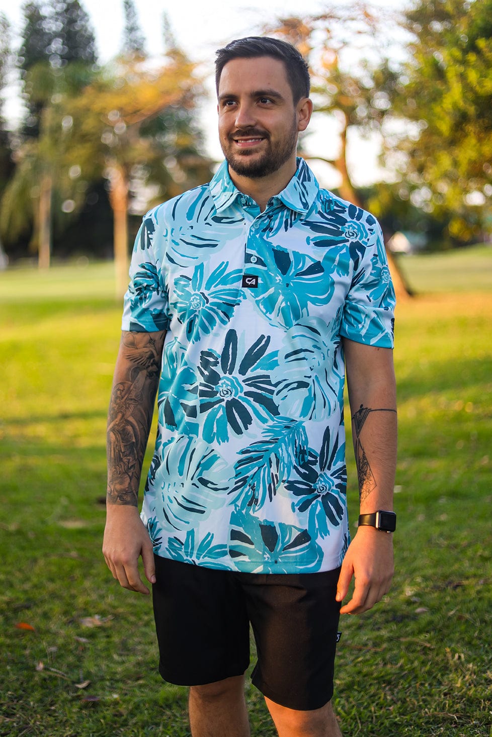 Custom Apparel Men's Funky Golf Shirt | Aloha
