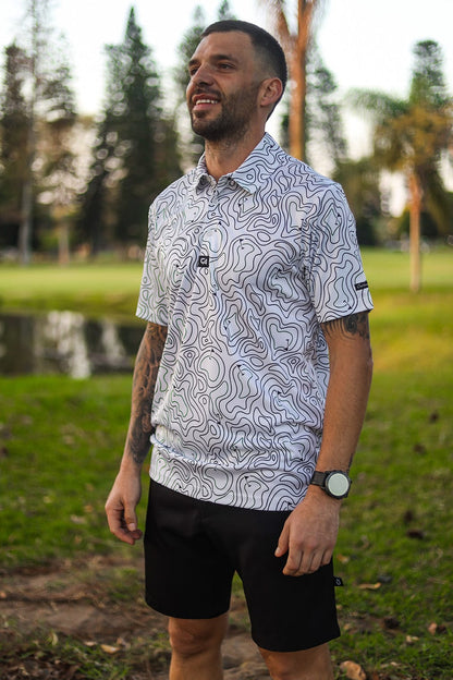 Custom Apparel Men's Funky Golf Shirt | Pinseeker