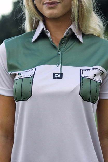 Custom Apparel Women's Funky Golf Shirt | The Farmer