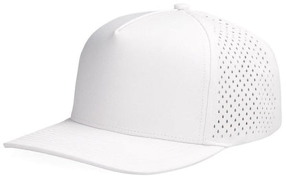 Alpha - 5 Panel Performance Cap with Laser Hole Detaill