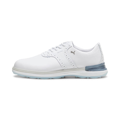 Puma Men's Golf Shoes | Avant | White/Ash Gray/Icy Blue