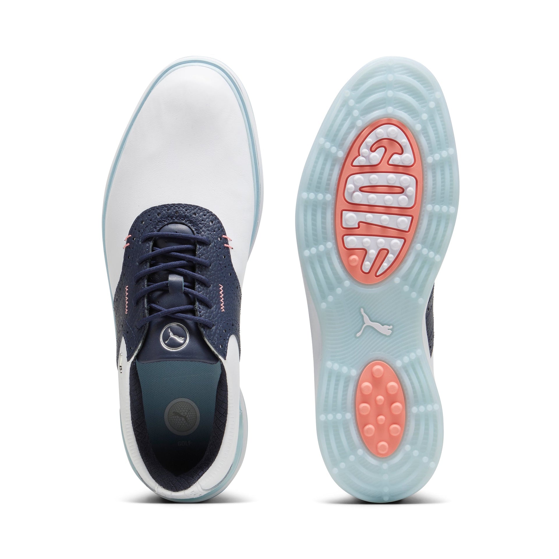 Puma Men's Golf Shoes | Avant | White Deep Navy