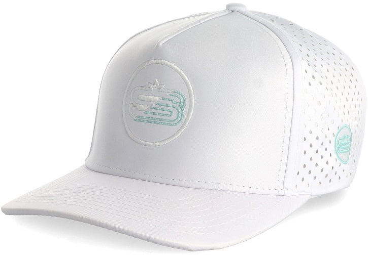 Alpha Icon 5 Panel Performance Cap with Laser Hole Detail