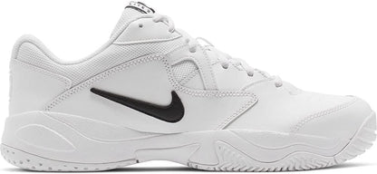 MEN'S NIKE COURT LITE 2 TENNIS SHOES - WHITE/BLACK