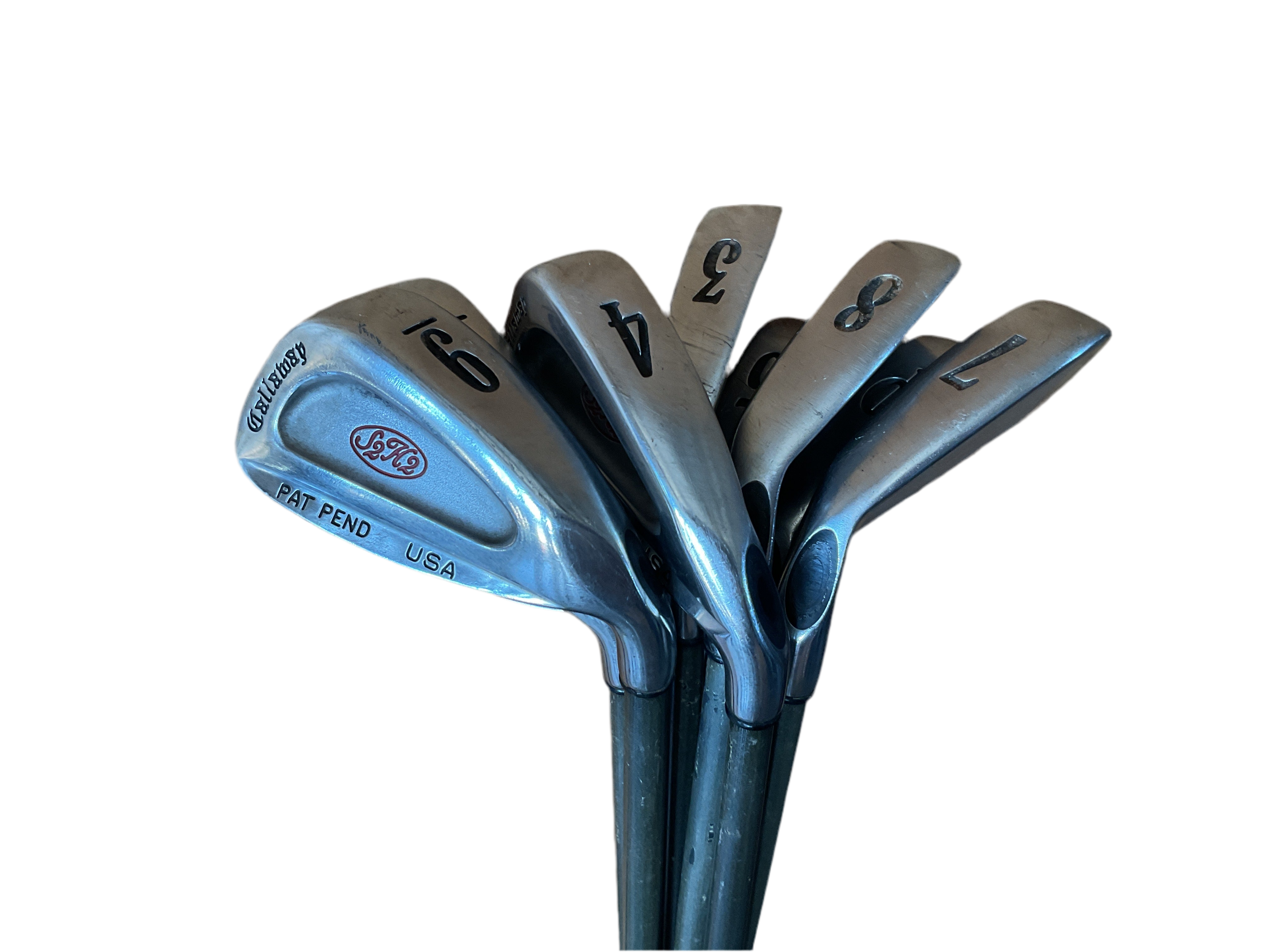 PRELOVED  CALLAWAY GOLF CLUBS | IRONS | S2-H2 PAT PEND USA 3-SW RH