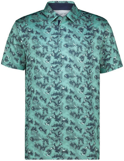 Men's Urban Camo Dry Tech Performance Golfer Polo Shirt