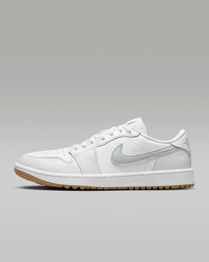 Nike Men's Golf Shoes |  Air Jordan | White/Platinum