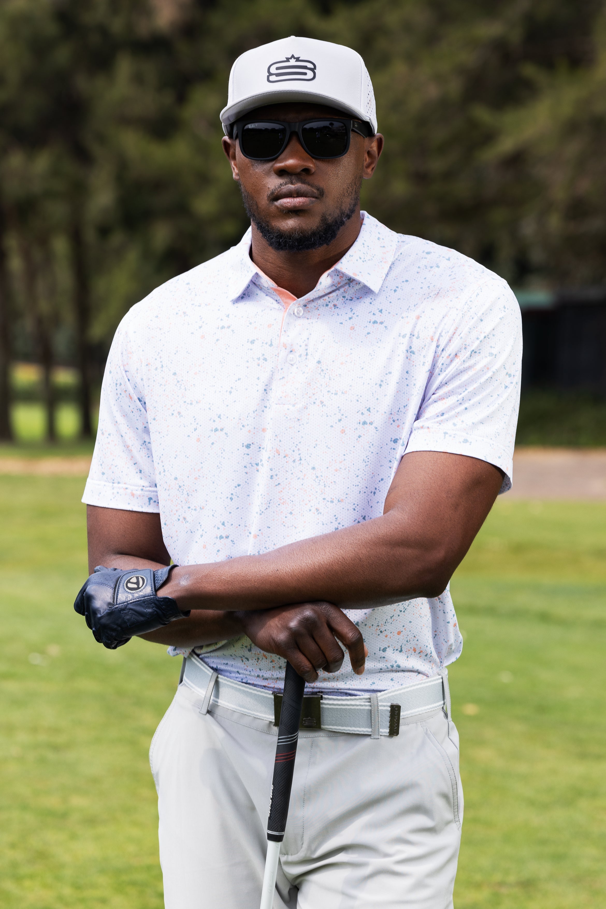 Men's Aint Paint Dry Tech Performance Golfer Polo Shirt