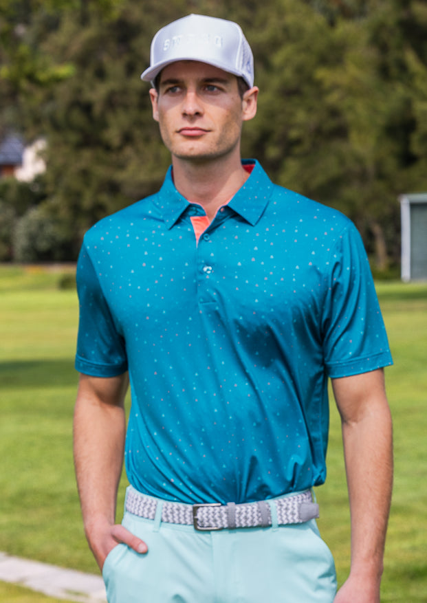 Men's Astro Dry Tech Performance Golfer Polo Shirt