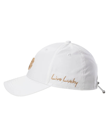 Black Clover Ladies Hollywood 1 White/Gold Cap