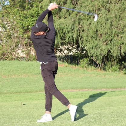 Elusiv Golf | Black Quarter Zip Golf Jersey